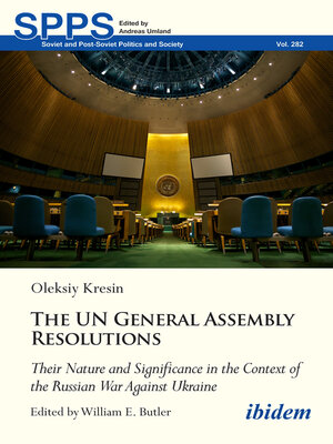 cover image of United Nations General Assembly Resolutions